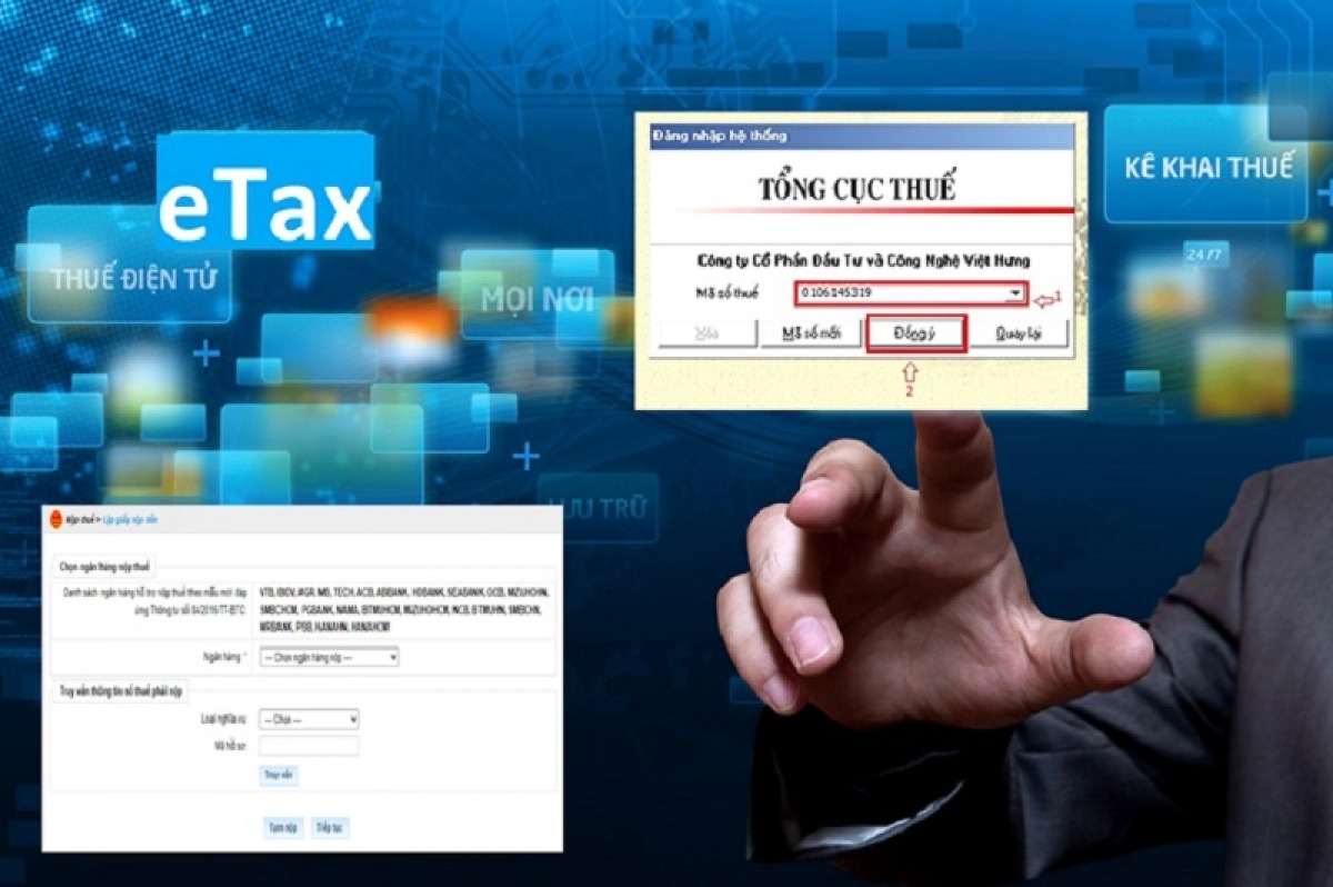 Nộp thuế bằng mã ID khoản phải nộp