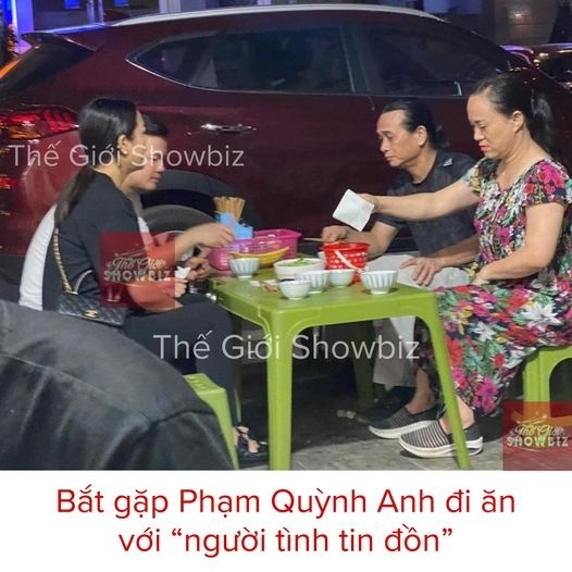 Sự thật bức ảnh Phạm Quỳnh Anh đi ăn cùng bạn trai tin đồn và gia đình