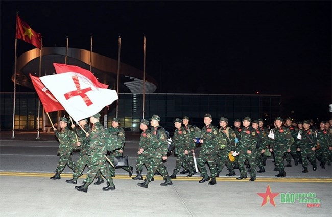 76 quân nhân của Quân đội Nhân dân Việt Nam đã lên đường tới Thổ Nhĩ Kỳ cứu trợ thảm họa động đất