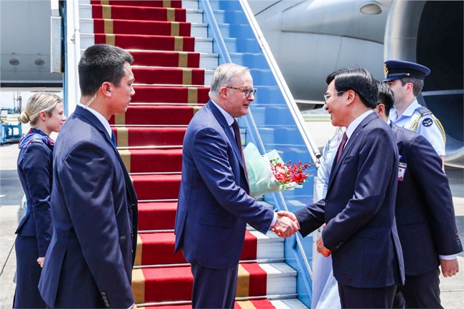  Sáng nay, Thủ tướng Phạm Minh Chính sẽ chủ trì lễ đón và hội đàm với Thủ tướng Australia đang có chuyến thăm chính thức Việt Nam