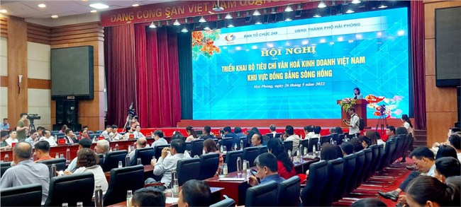 Bộ Tiêu chí văn hóa kinh doanh Việt Nam - Góp phần xây dựng kinh tế Việt Nam bền vững