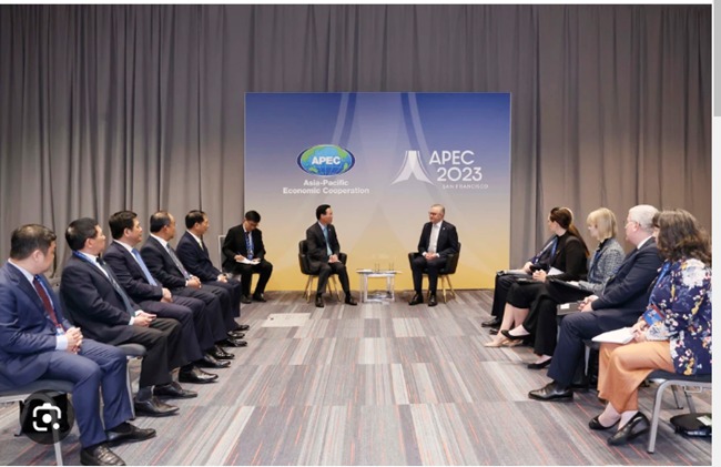 Chủ tịch nước Võ Văn Thưởng tiếp Thủ tướng Australia Anthony Albanese nhân dịp dự Tuần lễ Cấp cao APEC 2023