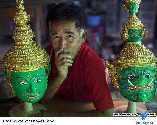 Những nét độc đáo về chiếc mặt nạ Khon truyền thống của Thái Lan