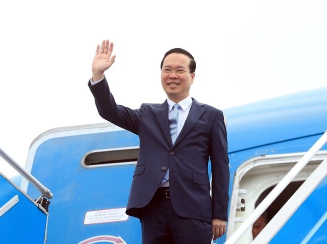 Chủ tịch nước Võ Văn Thưởng lên đường tham dự Diễn đàn cấp cao hợp tác quốc tế “Vành đai và Con đường” lần thứ 3 tại Trung Quốc