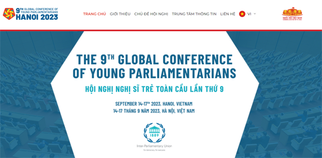Quốc hội Việt Nam đăng cai tổ chức Hội nghị Nghị sĩ trẻ toàn cầu lần thứ 9