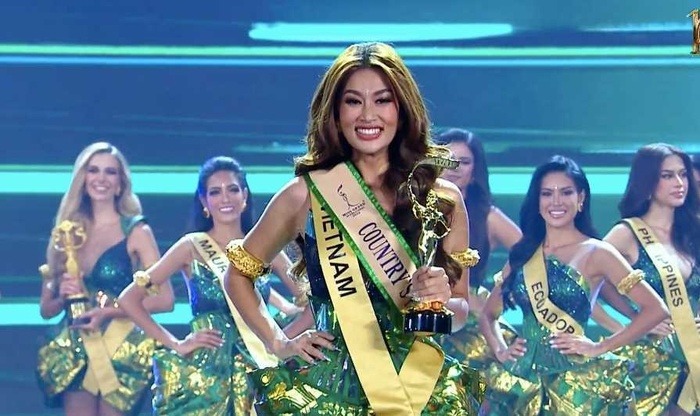 Thiên Ân trượt top 10 trong 'ngỡ ngàng', vương miện Miss Grand International 2022 thuộc về đại diện Brazil