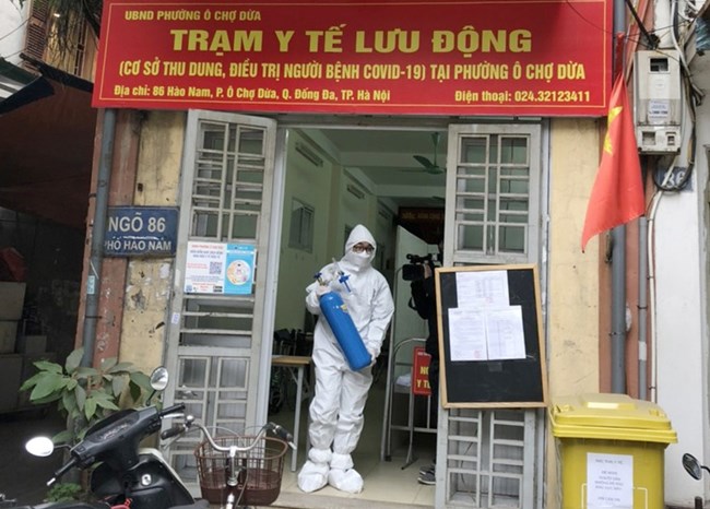 Hà Nội triển khai ATM ôxy tới từng địa bàn quận, huyện